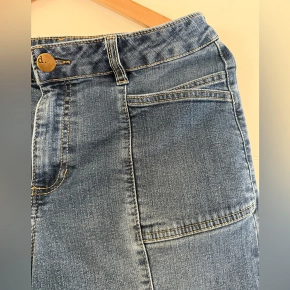 D Jeans, cropped wide leg, size 10 - Picture 4 of 7